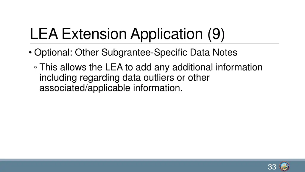 lea extension application 9 optional other