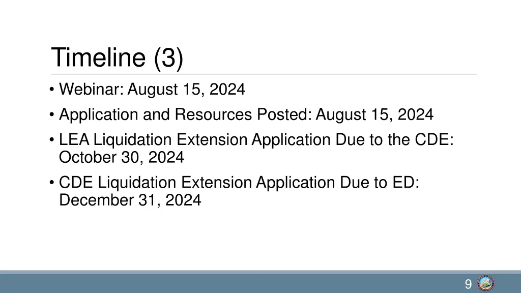 timeline 3 webinar august 15 2024 application