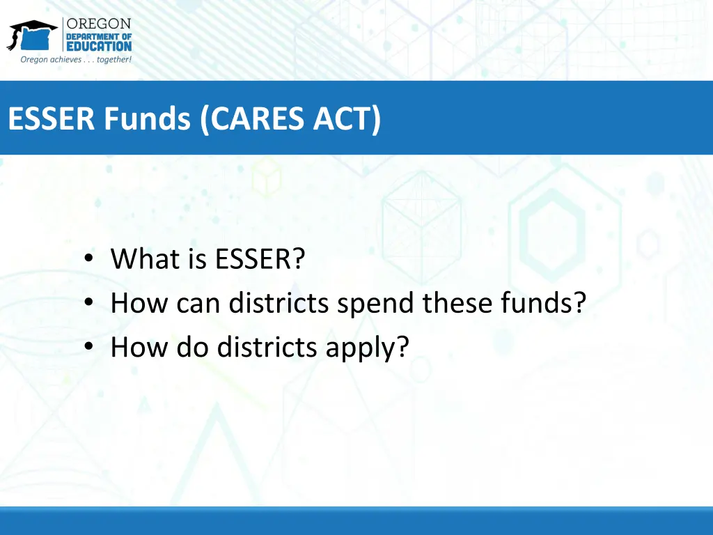 esser funds cares act