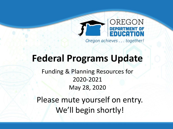 federal programs update