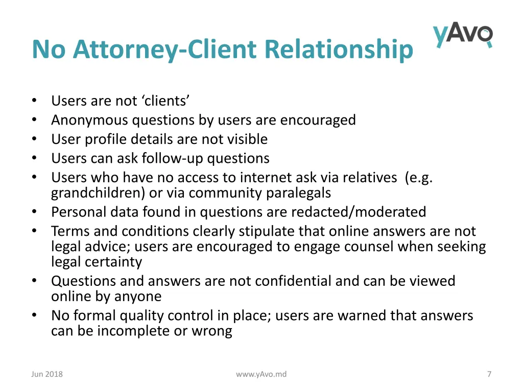 no attorney client relationship