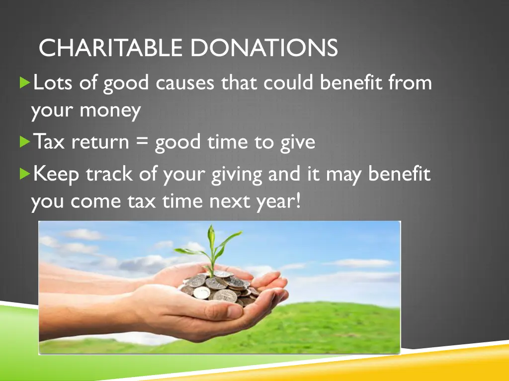 charitable donations lots of good causes that