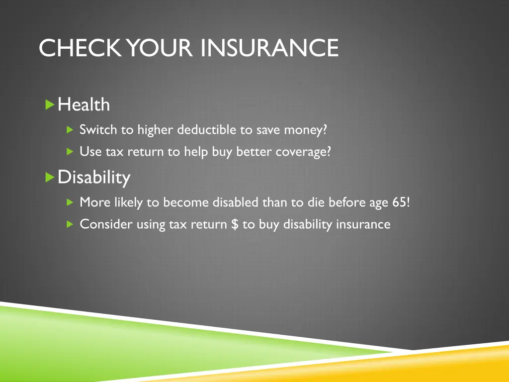 check your insurance 1
