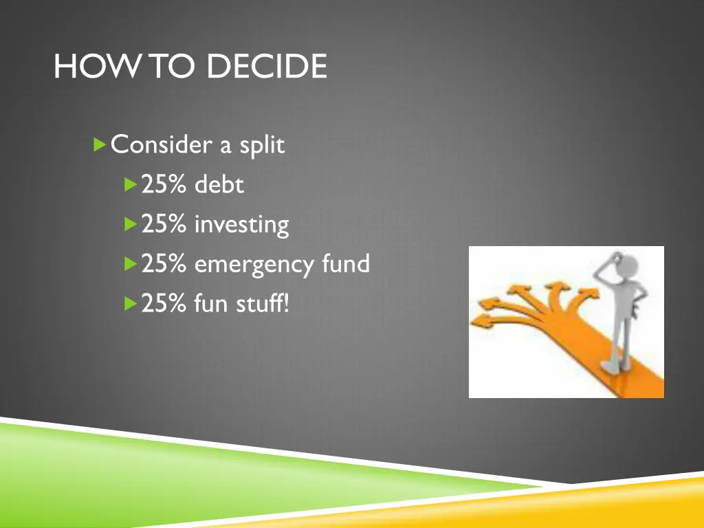 how to decide 3