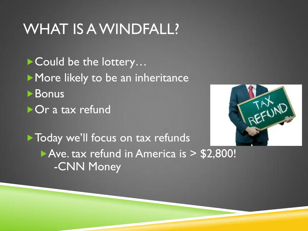what is a windfall