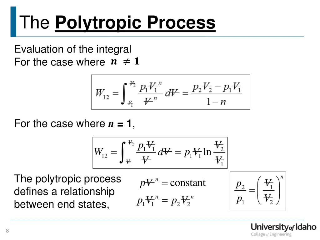 the polytropic process 1