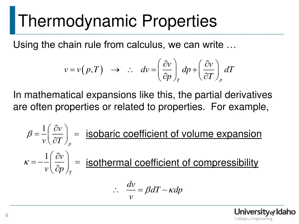 thermodynamic properties 1