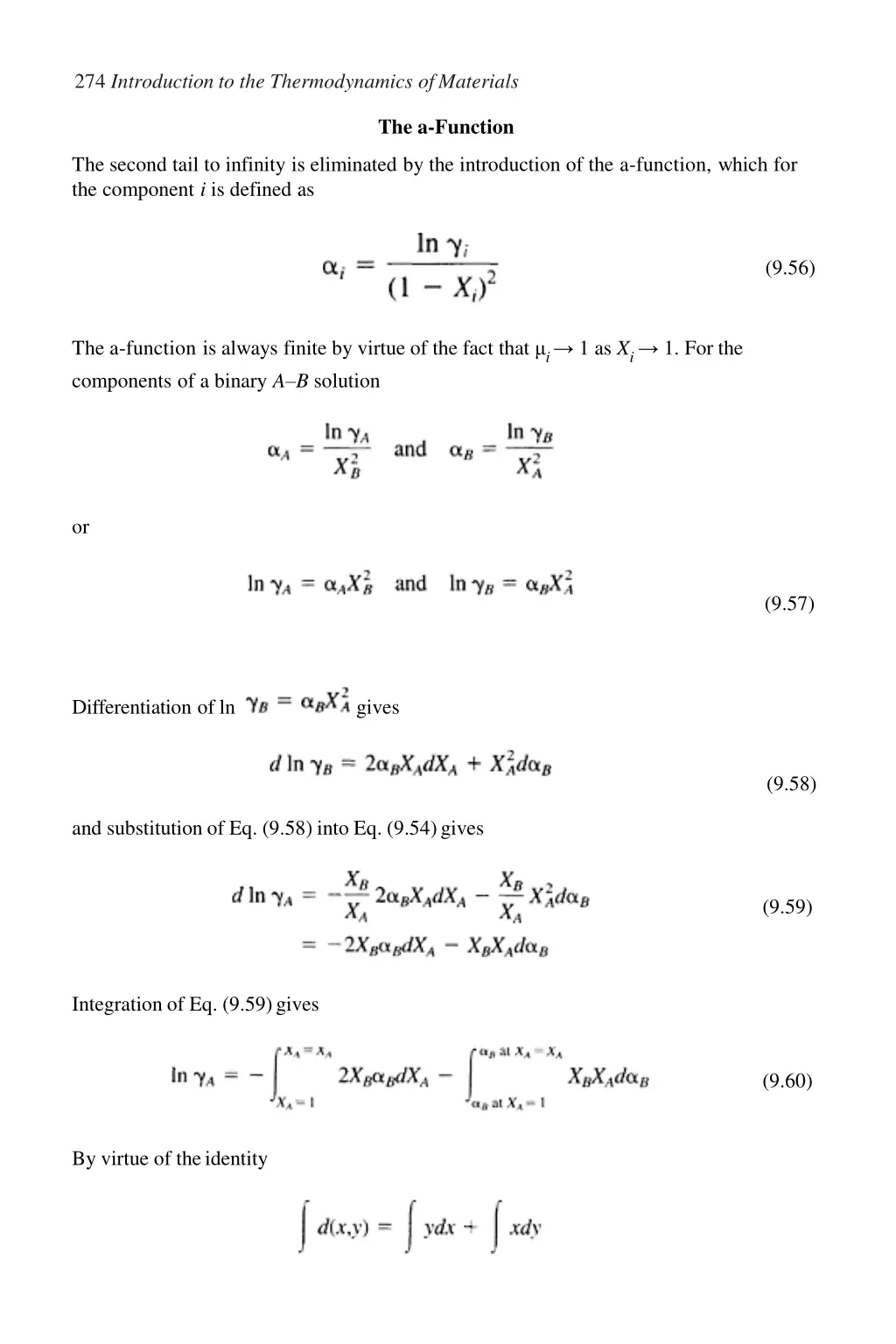 274 introduction to the thermodynamics ofmaterials