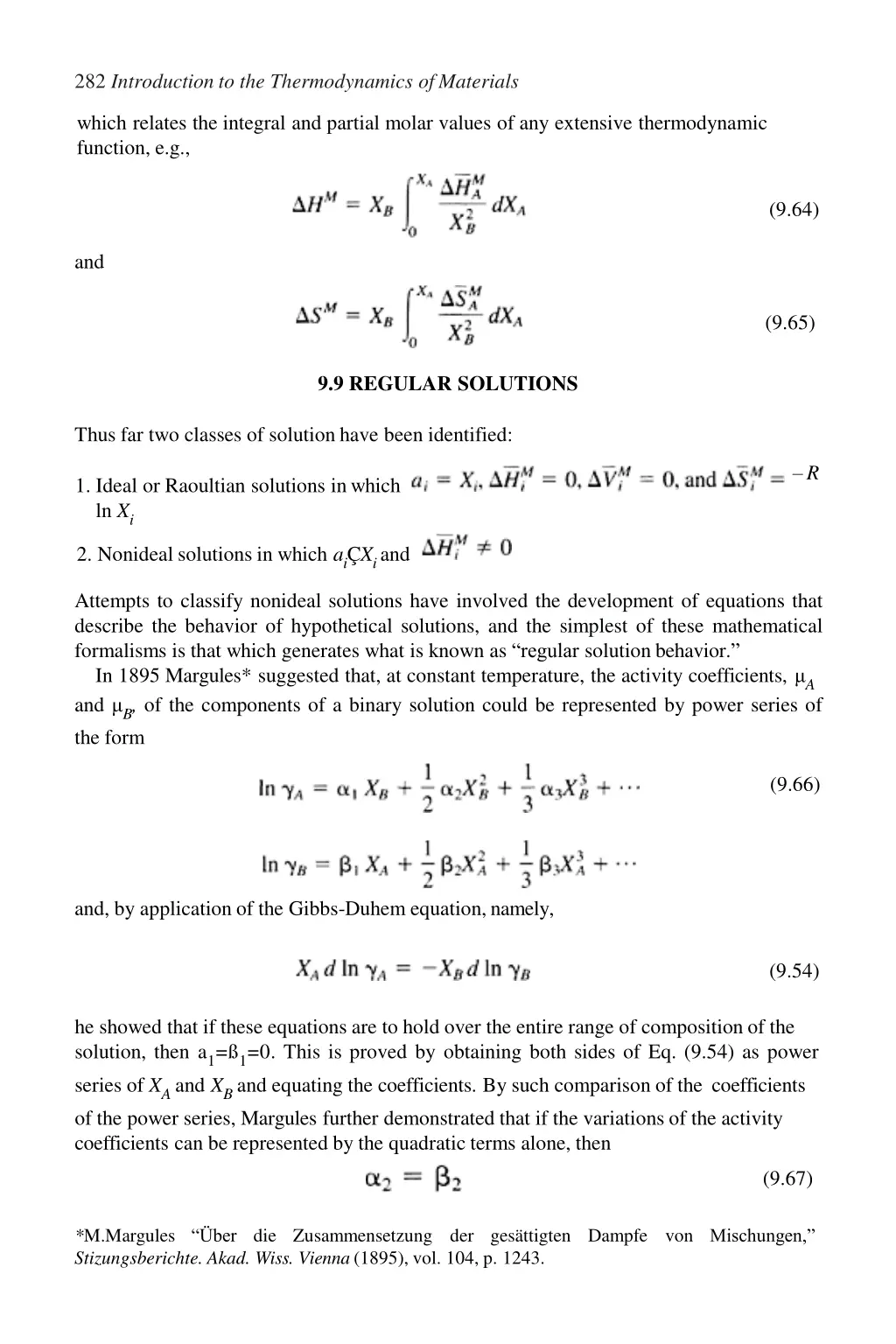 282 introduction to the thermodynamics ofmaterials