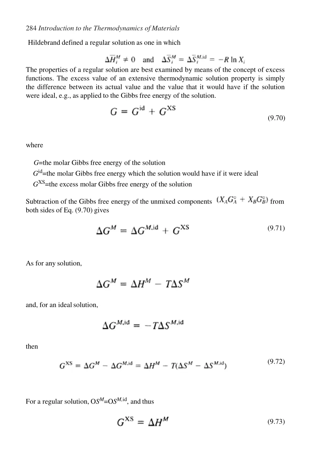 284 introduction to the thermodynamics ofmaterials