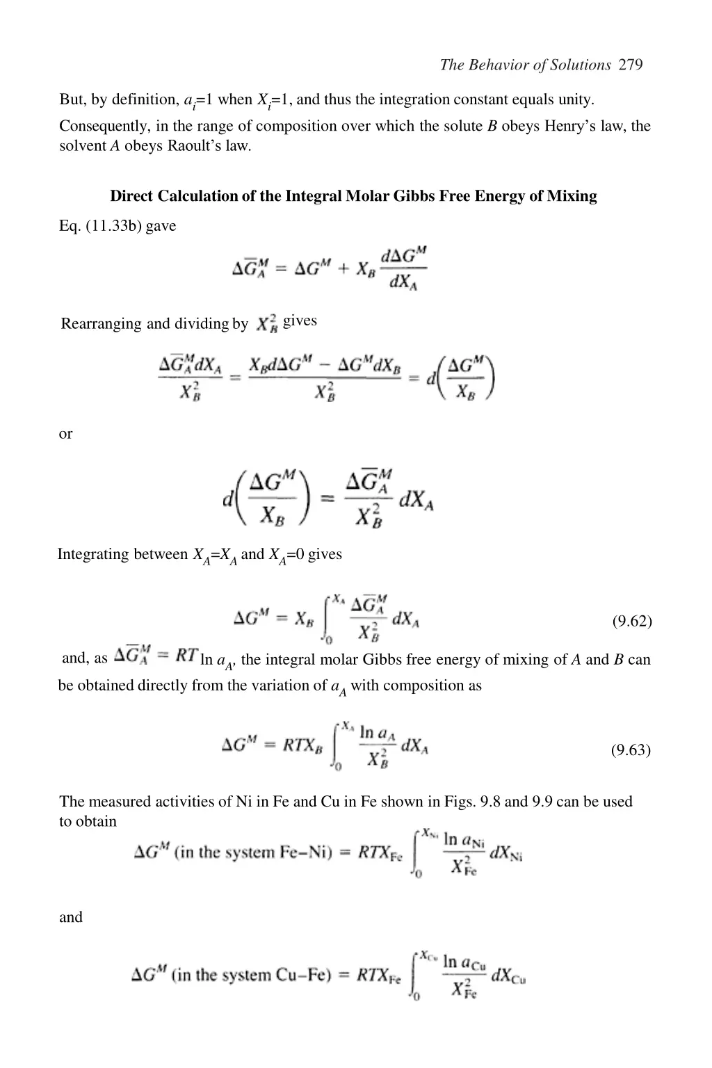 the behavior of solutions 279