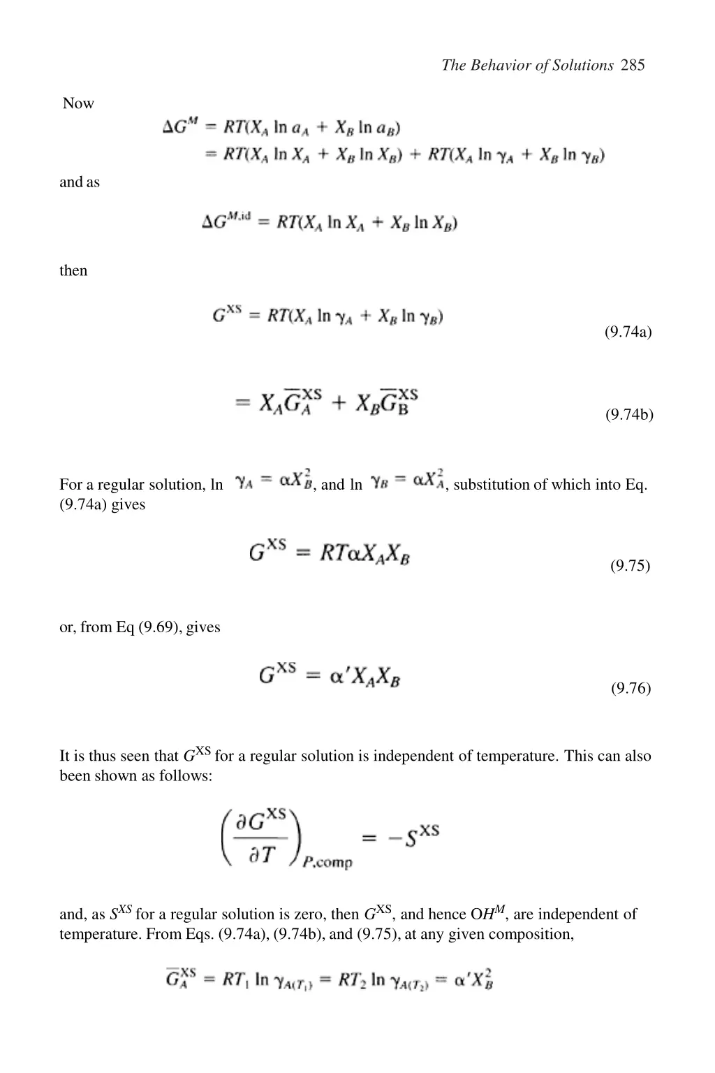 the behavior of solutions 285