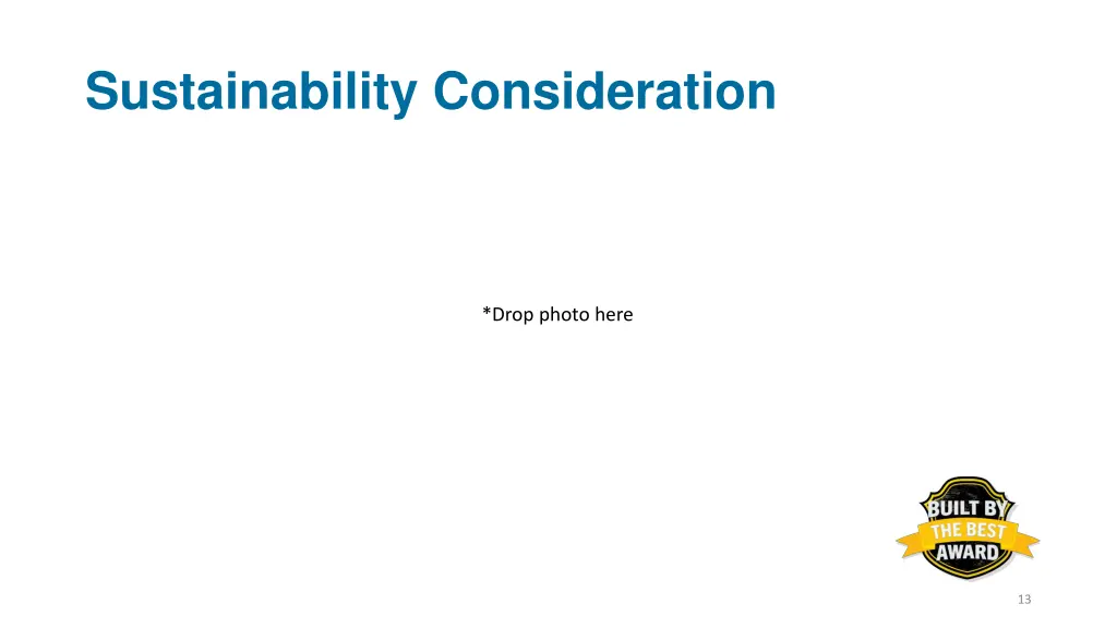 sustainability consideration 1
