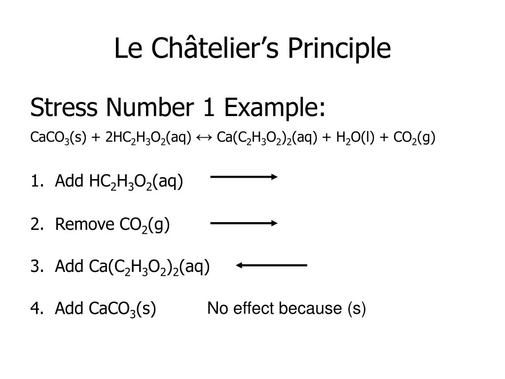 le ch telier s principle 2
