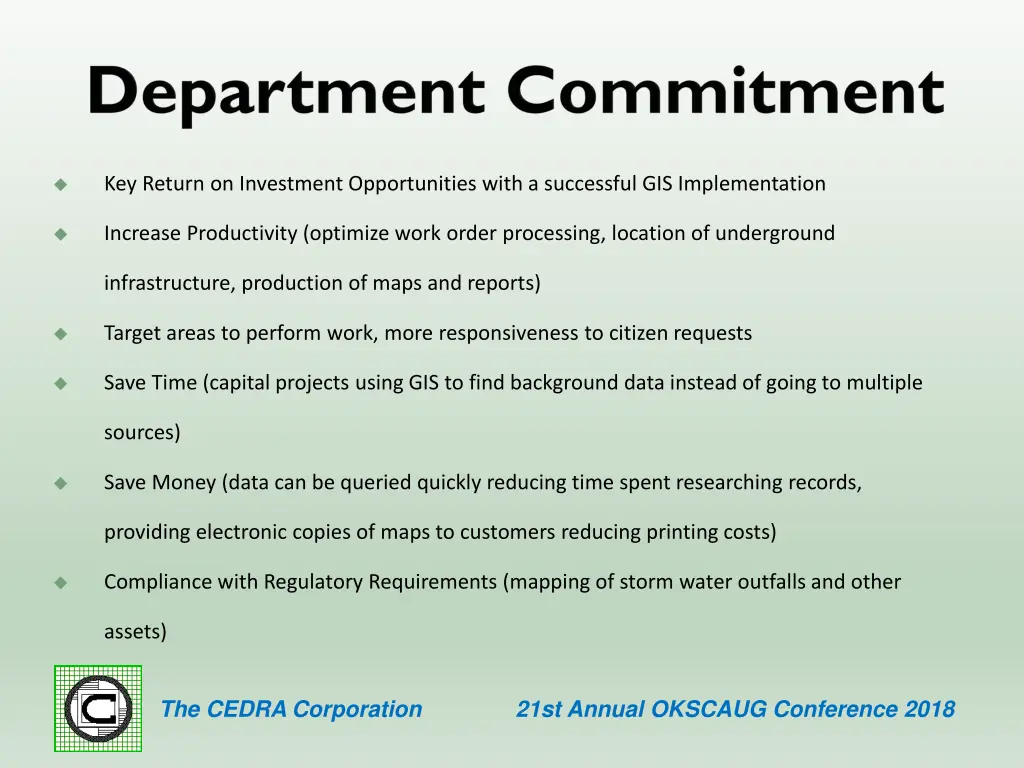 key return on investment opportunities with