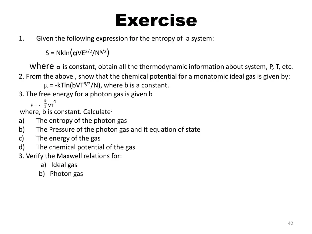 exercise