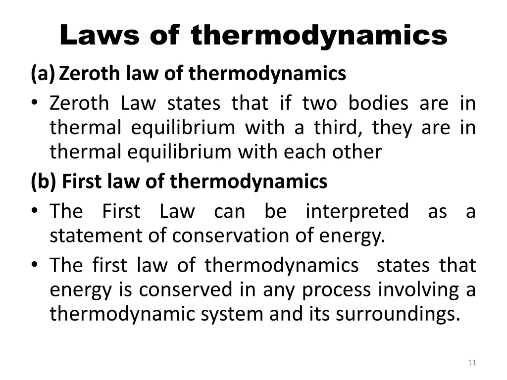 laws of thermodynamics a zeroth