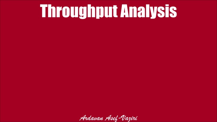 throughput analysis