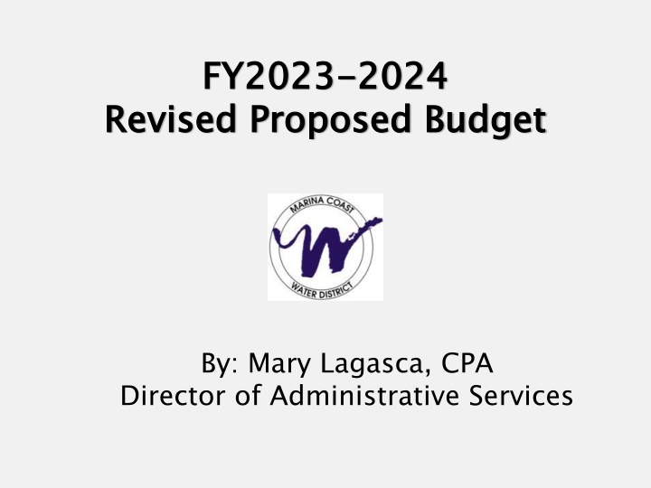 fy2023 2024 revised proposed budget