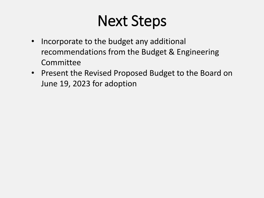 next steps next steps