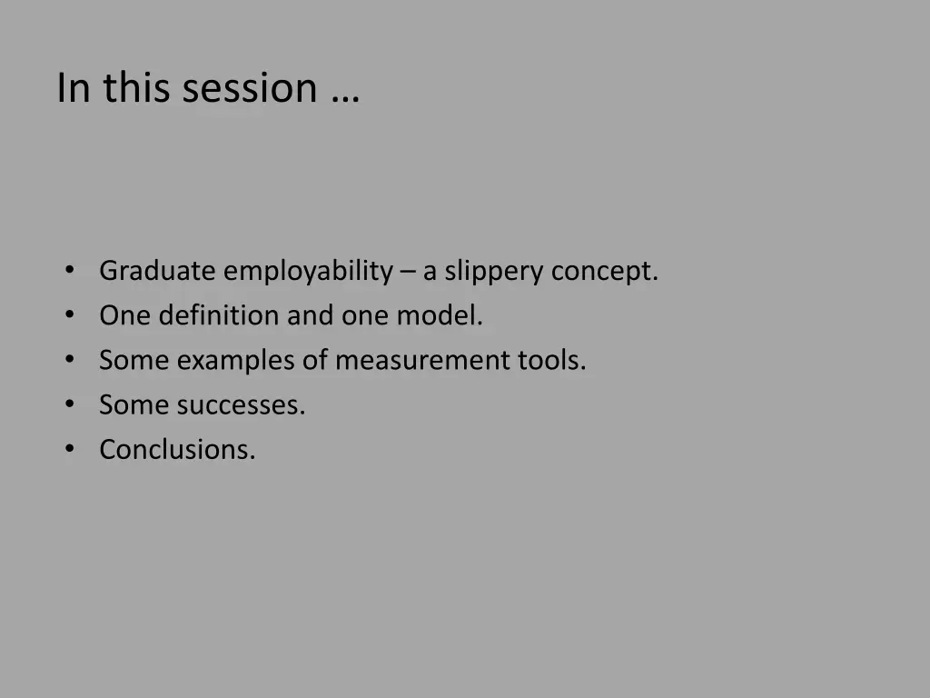 in this session