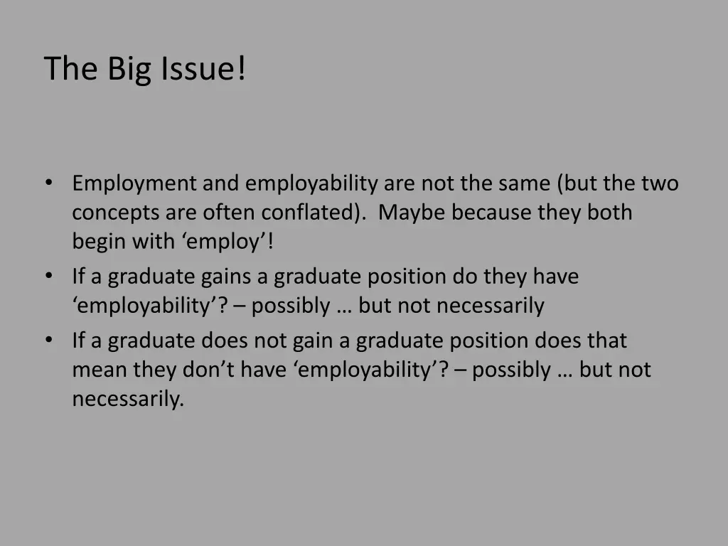 the big issue