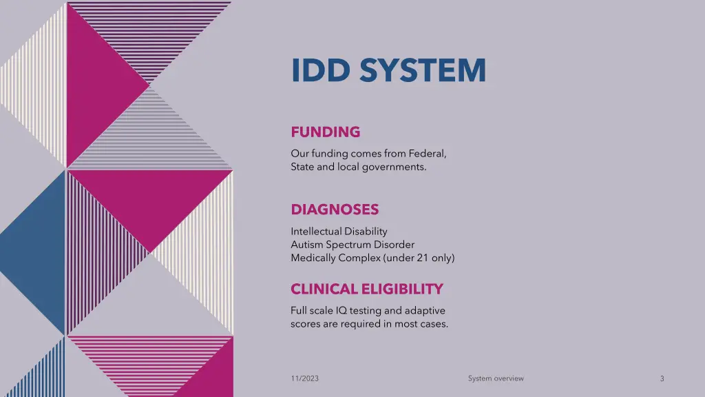 idd system