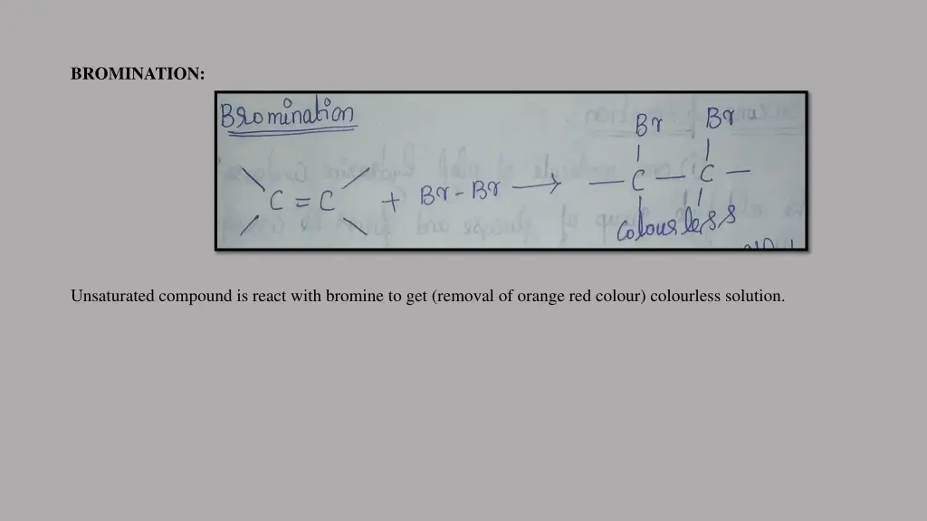 bromination