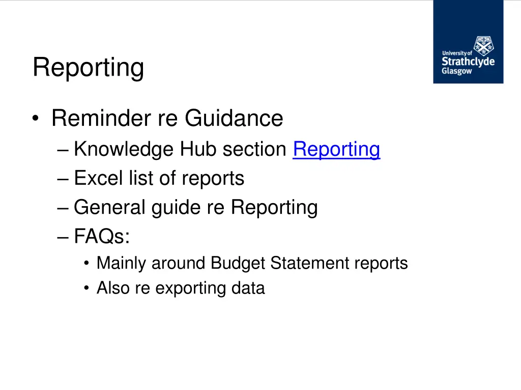 reporting 1