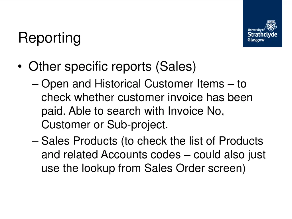 reporting 5
