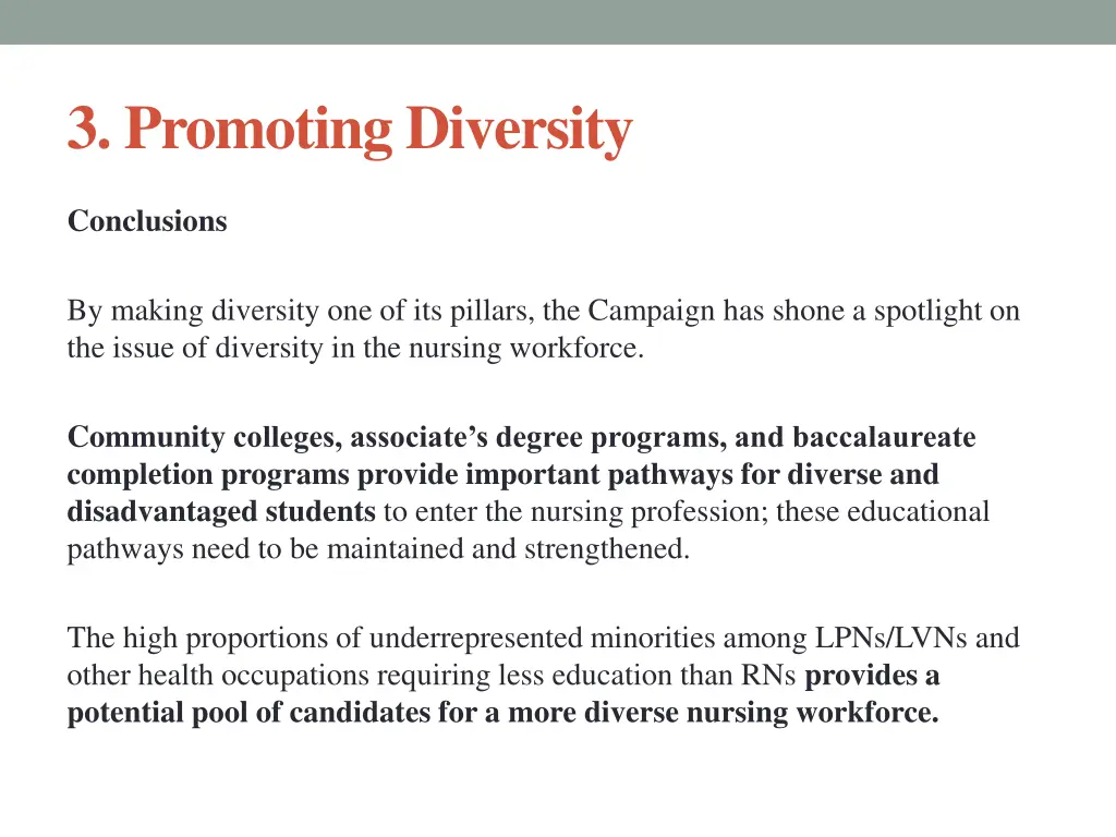 3 promoting diversity