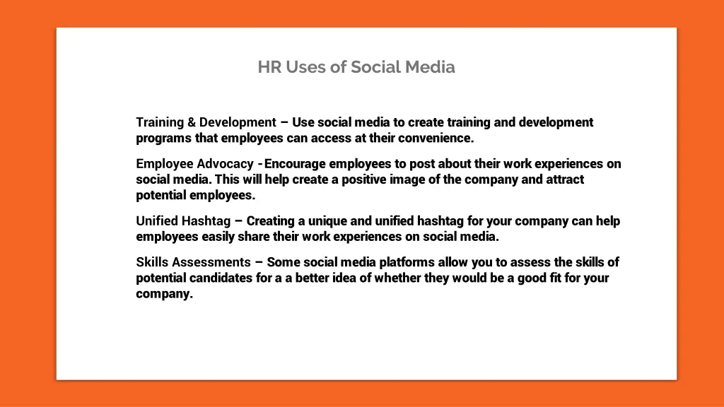 hr uses of social media 1