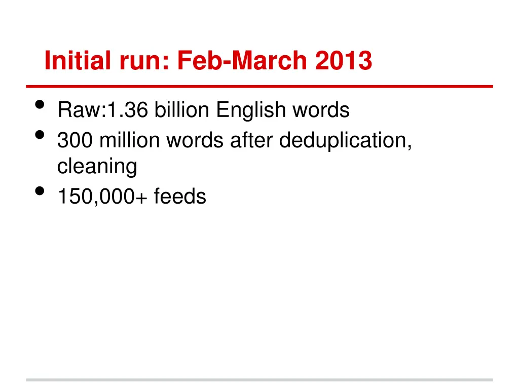 initial run feb march 2013 raw 1 36 billion