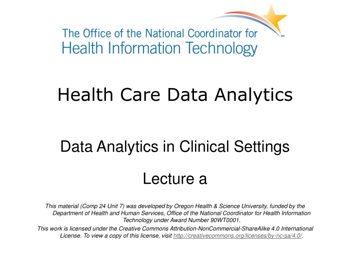 health care data analytics