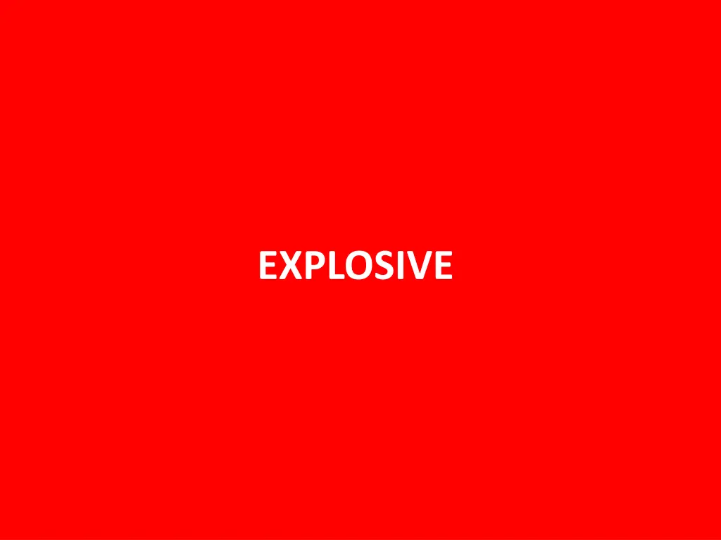 explosive