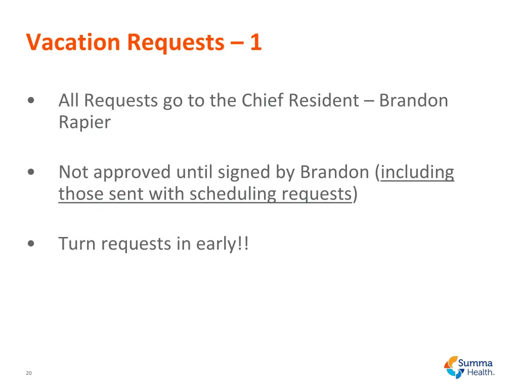 vacation requests 1