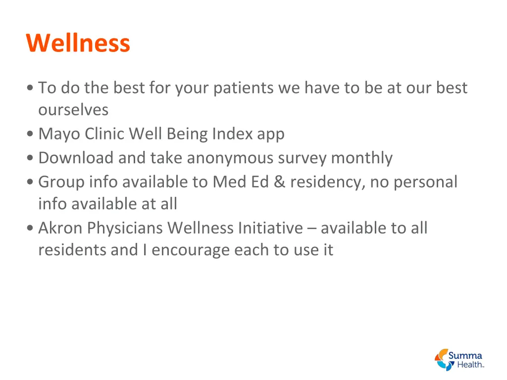 wellness