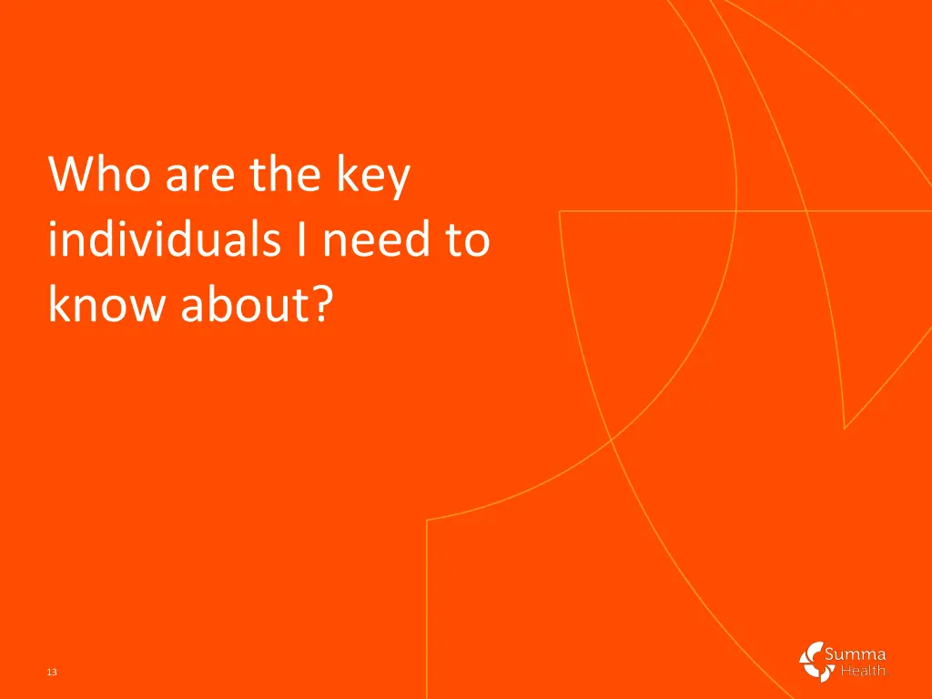 who are the key individuals i need to know about