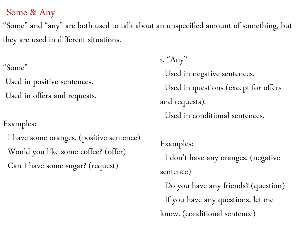 some any some and any are both used to talk about