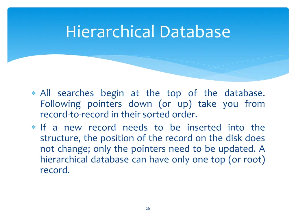 hierarchical database 1