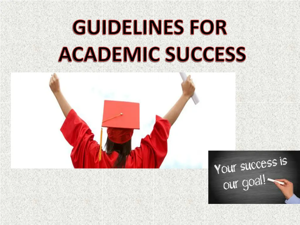 guidelines for academic success