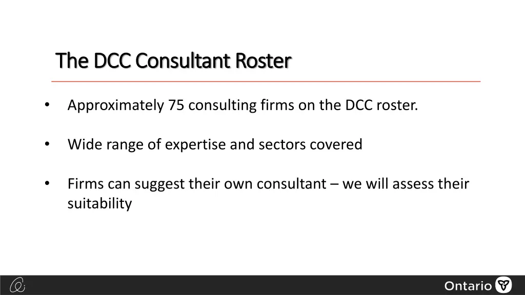 the dcc consultant roster the dcc consultant