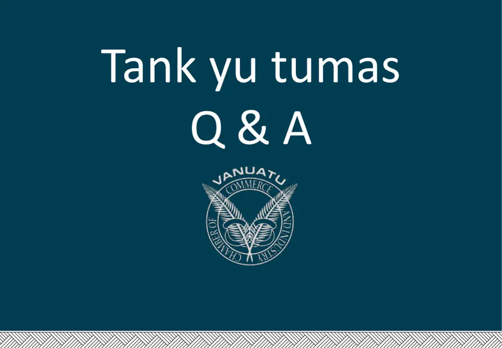 tank yu tumas q a