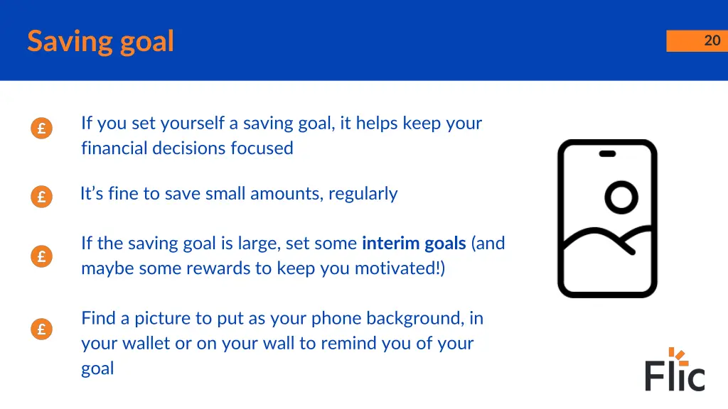 saving goal 1