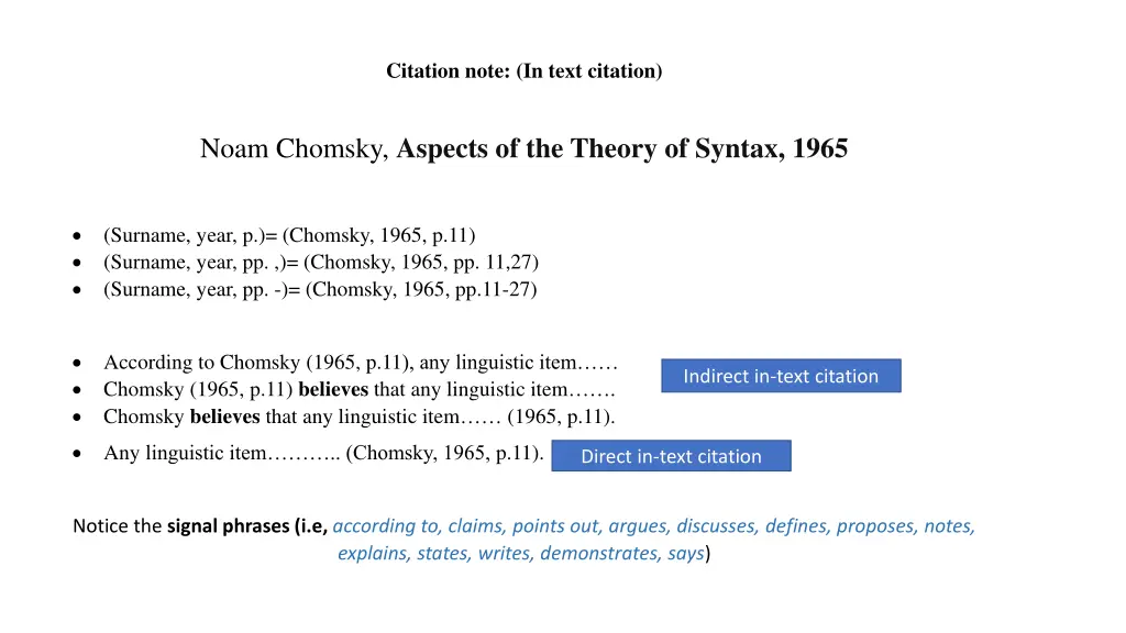 citation note in text citation