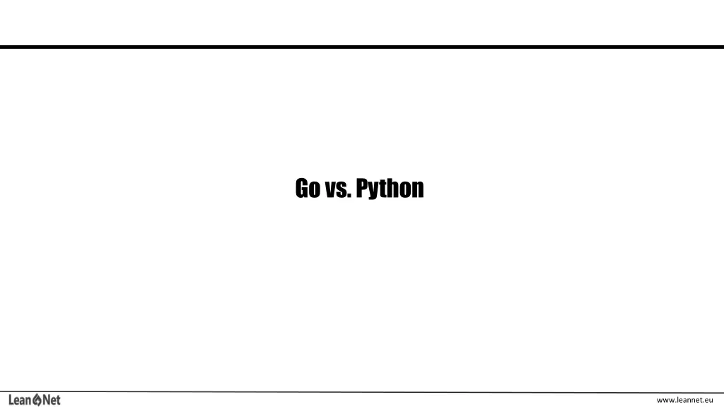 go vs python 1