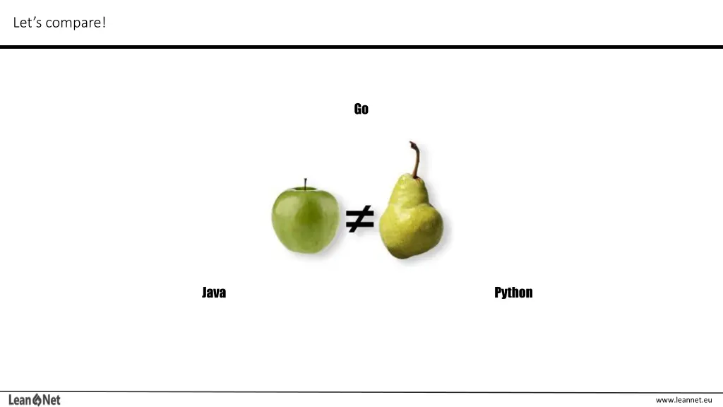 let s compare