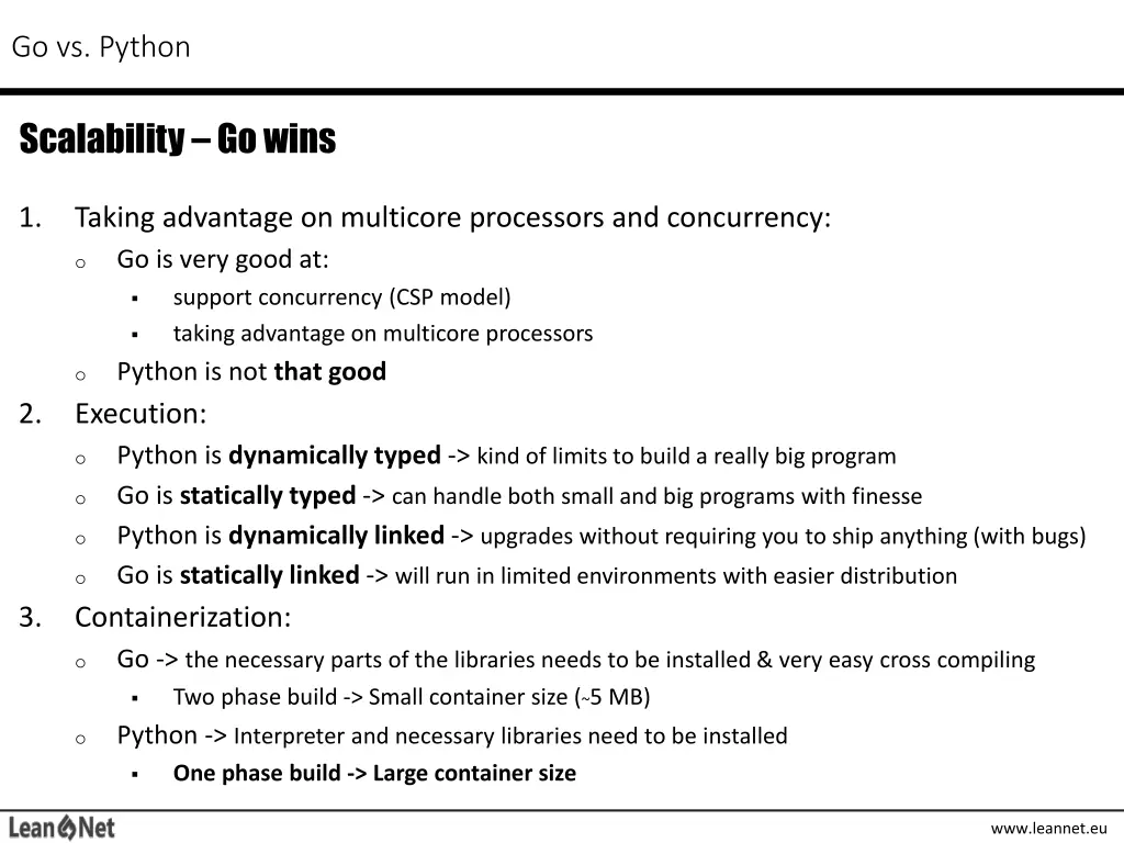 go vs python 3