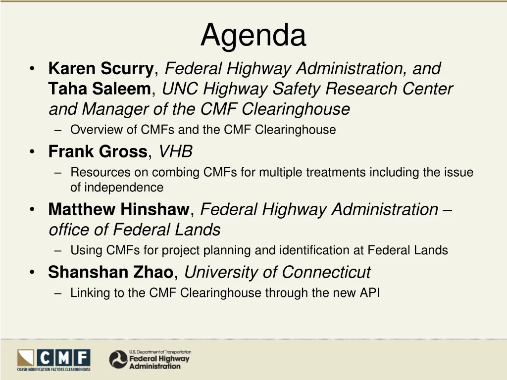 agenda