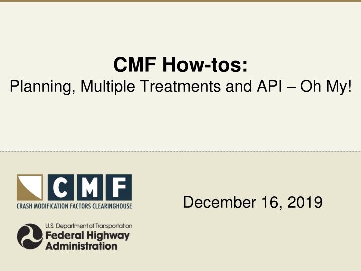 cmf how tos